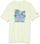 adidas Originals Kids' Graphic Tee, Almost Lime, Large