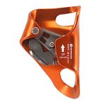 NewDoar Rock Climbing Chest Ascender Abdominal for Vertical Rope Climbing CE Certified Rope Clamp for 8~13MM Rope-Orange