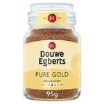 Douwe Egberts Pure Gold Medium Roast Instant Coffee 95g (Pack of 6 Jars, Total 570g)