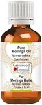 Greenwood Essential Pure Moringa Oil (Moringa oleifera) 100% Natural Therapeutic Grade for Hair and Skin 30ml (1.01 oz)