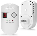 HSTMYFS Natural Gas Leak Detector, Plug-in Propane Natural Gas Detector for Home Kitchen RV, Combustible & Explosive Gas Alarm for LPG, LNG, Methane