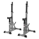 Valor Fitness BD-2 Independent Bench Press Stands, Pewter