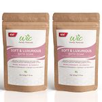 WIC Family Naturals - Soft & Luxurious Skin Softening Natural Bath Salts, 10 Treatments Per Bag - Jojoba and Colloidal Oatmeal Bath Salts for Relaxation & Skin Moisturizing (2 Pack)