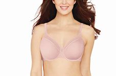 Bali Womens One Smooth U Ultra Light, Underwire T-Shirt Bra, Convertible Straps, Hush Pink, 38C