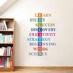 Decal O Decal Vinyl Wall Sticker (27.55 x 0.39 x 39.37 Inches, Multicolour)