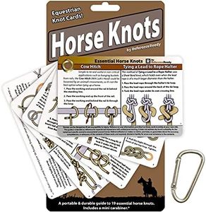 ReferenceReady Horse Knot Cards - Portable Guide to Equine Knots