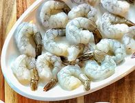 Shrimp, 8-12 Pc/LB, Super Colossal, Raw, Cleaned | 4 LB Bag | All Fresh Seafood