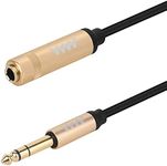 innov8 6.35mm 1/4 inch TRS Stereo Male to Female Audio Extension Cable for Mixing console, amps, home theatre systems 3m