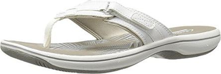 Clarks womens Breeze Sea Flip Flop,