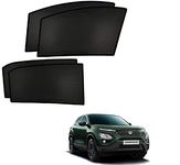 Auto Addict Fix Car Window Sunshades (Side Windows,Non Magnetic) for Tata Harrier