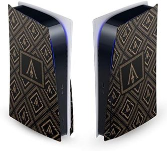 Head Case Designs Officially Licensed Assassin's Creed Crest & Broken Spear Odyssey Artwork Vinyl Faceplate Sticker Gaming Skin Decal Cover Compatible with Sony Playstation 5 PS5 Disc Edition Console