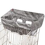 Skip Hop Shopping Cart Cover, Take Cover, Grey Feather