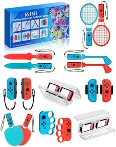 16in1 Switch Sports Accessories for Nintendo Games: Family Party Switch Games Accessories Bundle Kit for Nintendo Switch/OLED Kids Sports Games