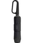 Contacts Ring Buckle Umbrella 2025 – Two Folding Travel Umbrella, Windproof, Automatic Open/Close, Compact for Rain & Sun (Black)