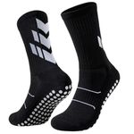 Niorasen Grip Socks, Football Socks for Men Women, Non Slip Sports Socks Wicking Breathable, Cushioned Athletic Socks Slipper Socks for Soccer Basketball Hiking Running Yoga Cricket Rugby