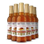 Matteo's Sugar Free Coffee Flavoring Syrup, Caramel Creme, Delicious Coffee Syrup, 0 Calorie, 0 Sugar Coffee Syrups, Keto Friendly, 25.4 Oz, 6Count