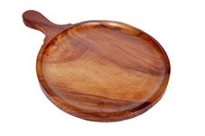 All About Wood Pizza/Snack Serving Tray Plate for Kitchen/Home Dinning/Café/Restaurants - (Sheesham Wood, Size: 14 Inches)