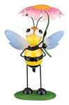 Regal Art & Gift Buzzing Bee Metal Garden Statue - Outdoor Decor, Bee-Themed, Nature-Inspired, Insect Lover Gift, Unique Yard Art, Lawn, Patio, Porch - Rainy Day