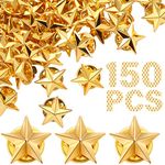 150 Pieces Star Badge Lapel Pin Bulk Veterans Day Backpack Pins Lapel Pin for Men Star Pin Theme Party Costume Decorations Stars Brooches for Labor Day Independence Day Celebration Memorial Day