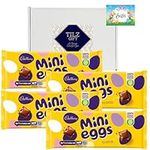 Cadbury Mini Easter Eggs Chocolate Bar, Easter Baking, Easter Treats, Chocolate Egg Hunt Mini Eggs Bag - Pack of 4 (Mini Egg Bar)