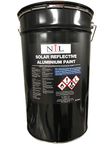 Njl Direct Aluminium Paint Solar Reflective Roof Coating Paint Silver 25 Litre