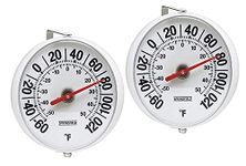 Taylor Precision Products Springfield Big and Bold Thermometer with Mounting Bracket (5.25-Inch) (2)