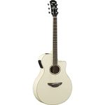 Yamaha APX600 VW Thin Body Acoustic-Electric Guitar, Vintage White