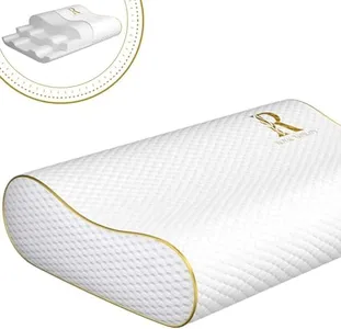 Royal Therapy Memory Foam Pillow, Queen Pillow Neck Pain Relief, Contour Pillow, Pillow for Neck and Shoulder Pain, Neck Pain Pillow, Side Sleeper Pillow, Cervical Neck Pillow, Neck Pillow Sleeping