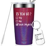 BIRGILT 60th Birthday Gifts for Women - Funny Gifts for 60 Year Old Woman - 60th Birthday Gift Idea for Her - 60th Birthday Decoration Tumbler 20oz