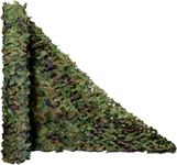 Fousam Camo Netting, Camouflage Net for Hunting, Shooting, Military Theme Party Decoration, Sunshade, Car Cover, Army Surplus, Ground Blind