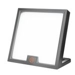 Circadian Optics Light Therapy Lamp - UV-Free LED-Happy Mood Lights for Seasonal Sunlight Changes - Full Spectrum Sunlight for Work from Home - Lumine (Grey)