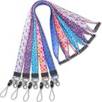 Lanyard for ID Badge Holder Women Kids Keys Men Cruise lanyards Key Card lanyards Detachable Breakaway Safety Lanyards with Badges Holders Name Lanyard Wide 0.79 inches(2cm) 5 Pack