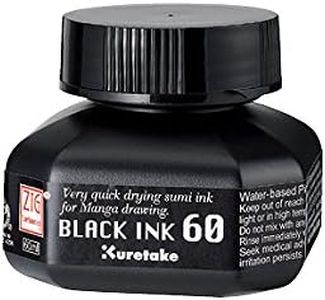 Zig Kuretake CNCE104-6 Black Ink 60 ML Drawing Ink