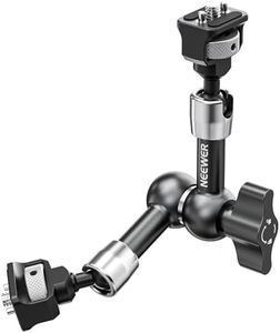 NEEWER 7" Magic Arm Articulado con 360° Cabeza de Bola y Pasador Localización para ARRI, Monitor Mount con 1/4" Tornillo para DSLR Cámara Acción Monitor Luz Video Compatible con SmallRig Jaula, ST07