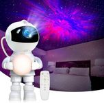 Astronaut Galaxy Star Projector Night Light - Astronaut Space Projector LED Lamp with Timer and Remote, Starry Nebula Ceiling Projection, Aesthetic Room Decor for Gaming Room, Home Theater