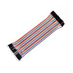 xcluma 40 Pcs Male To Female Jumper Wires Dupont Lines 20Cms 200Mm