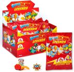 SUPERTHINGS Legends - Mystery Bag. Box of 18 surprise blind bags from the Legends series of collectible figures. Each includes 2 SuperThings and 1 vehicle. Contains products from series 1-9.