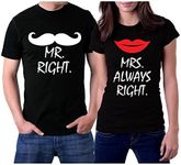 picontshirt Matching Couple Shirts Men M/Women XXL Black