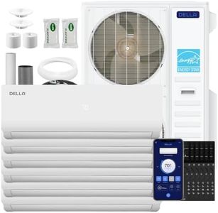 DELLA 55K BTU 6 Zone Mini Split AC (6x12K), 22.5 SEER2, Up to 3300 Sq Ft