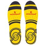 Double Strike Insoles Men & Women – Shock Absorbing Inserts for Plantar Fasciitis, Arch Support & Heel Relief – Antibacterial Shoe Inserts for Walking, Running, Work Boots – Size UK 5-6.5