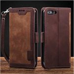 Excelsior Premium PU Leather Wallet flip case Cover with | Card and Cash Slot | 360 Full Body Protection Compatible with Apple iPhone 7 Plus | iPhone 8 Plus (Coffee)