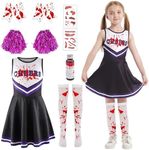 Harsever Cheerleader Halloween Cost