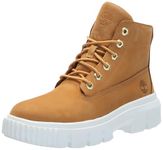 Timberland,Women's,Greyfield Leather Boot,Wheat Nubuck,095M