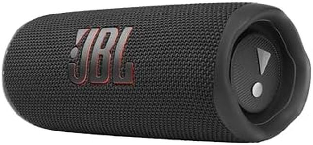 JBL Flip 6 – Enceinte Bluetooth portable et étanche à l'eau et à la poussière, haut-parleur haute fréquence pour des basses profondes, 12 heures d'autonomie, en noir