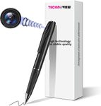 TECHNOVIEW Upgraded 2023 Mini Spy Camera Hidden Pen 1080p Small Nanny Cam Full HD Indoor Outdoor Video Audio Recording Secret Camera Free OTG Cable with[1 Year Warranty]