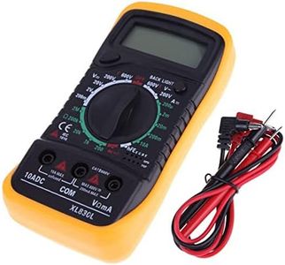 Digital Multimeter, Multi Meter Manual Ranging Includes Volt Meter Digital, Ammeter, Ohmmeter with Backlight LCD