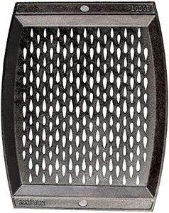 Lodge L15RCGT 15"x12" Cast Iron Grill Topper, Black