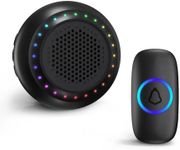 Irrespek Wireless Doorbell Classroom Doorbell for Teachers Waterproof Doorbell Button 1000Ft Range 130dB Adjustable Volume 48 Chimes for Home Classroom Office Kids Room