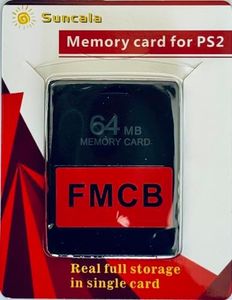 Suncala upgraded 64MB Game memory card for PS2, High speed memory card Free Macboot FMCB 1.966 PS2 Memory card 64MB, allows You to have PS2 game backups from hard drive, ethernet, or USB