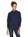 Amazon Essentials Women's Fleece Pullover Hoodie (Available in Plus Size), Navy, L